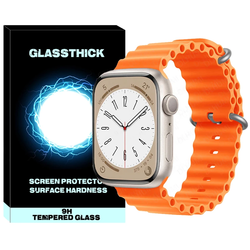 بند گلستیک مدل Ocean مناسب برای اپل واچ Series 4 44 میلی متری