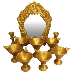 مجموعه ظروف هفت سین 10 پارچه دست نگار طرح پرنده