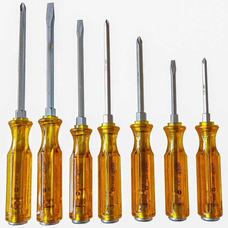 پیچ گوشتی دو سو و  چهار سو نیدر مدل NDR - 1007 Z - 7 PCS SET مجموعه 7 عددی