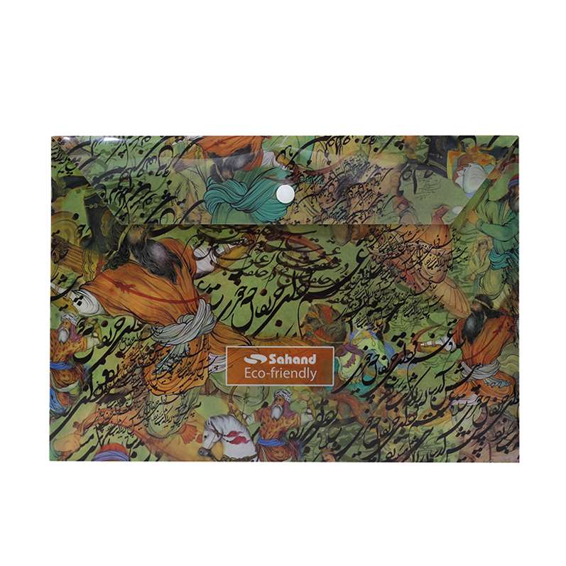 پوشه دکمه دار سهند طرح سنتی کد 0371P13