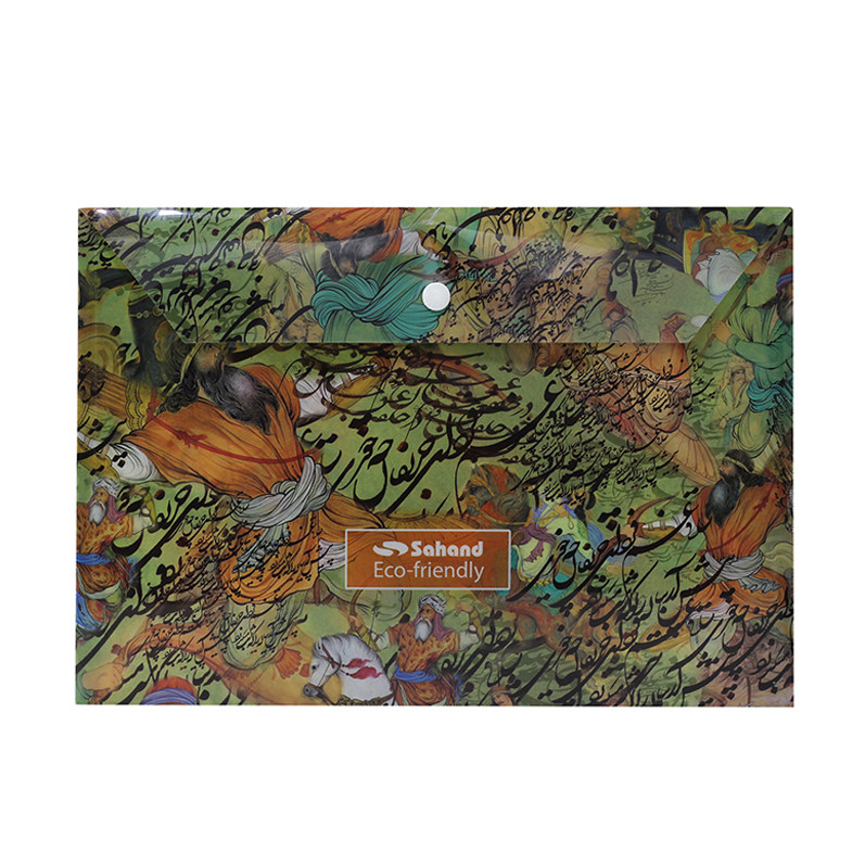 پوشه دکمه دار سهند طرح سنتی کد 0371P13