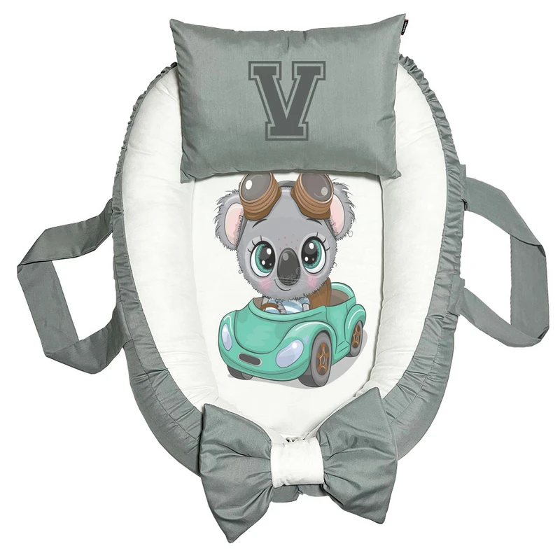 تشک غلت گیر نوزاد پاد آفرین مدل کوالا طرح حرف V