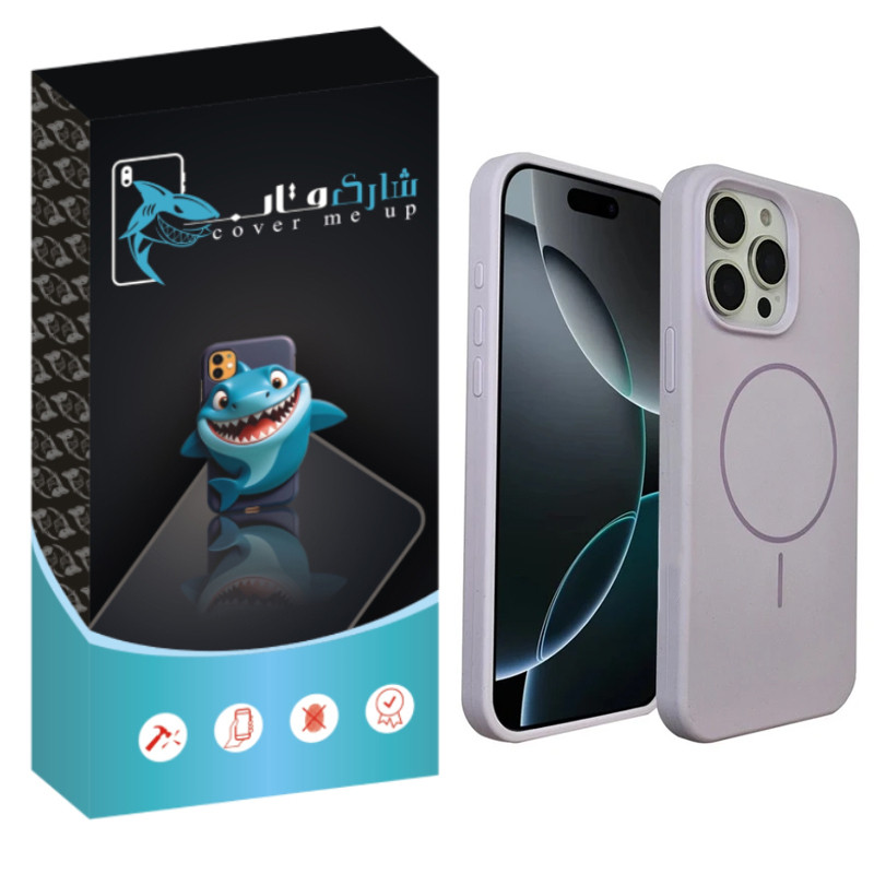 کاور شارک قاب مدل سیلیکونی پاک کنی مگ سیف دار مناسب برای گوشی موبایل اپل iPhone 11 Pro