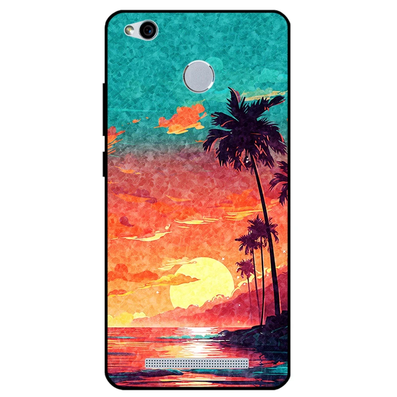 کاور مگافون طرح تابستان مدل 8000 مناسب برای گوشی موبایل شیائومی Redmi 3 / 3s / 3 Pro	