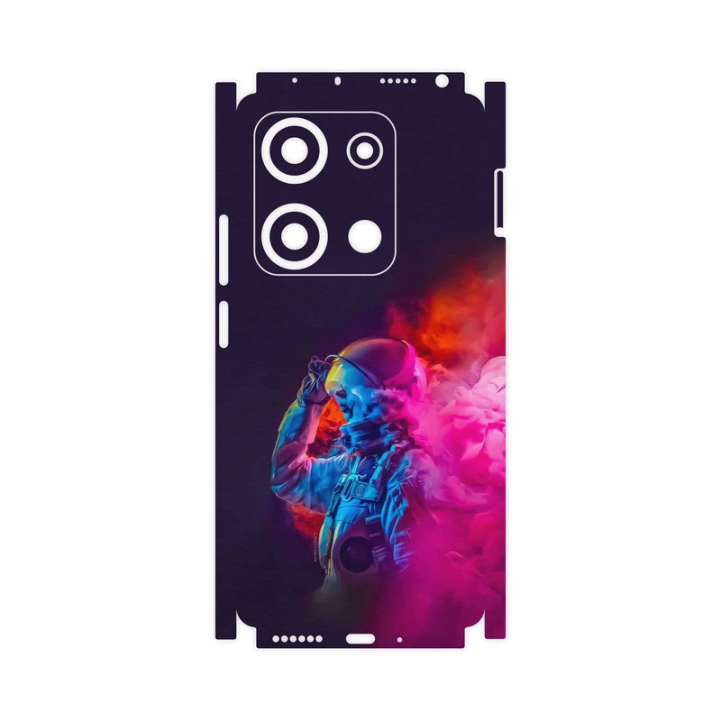 برچسب پوششی ماهوت مدل Smoke Rainbow Digital Art 1-FullSkin مناسب برای گوشی موبایل شیائومی Redmi Note 14S