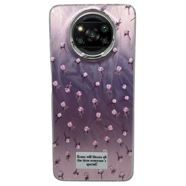 کاور طرح گل‌دار مناسب برای گوشی موبایل شیائومی Poco X3