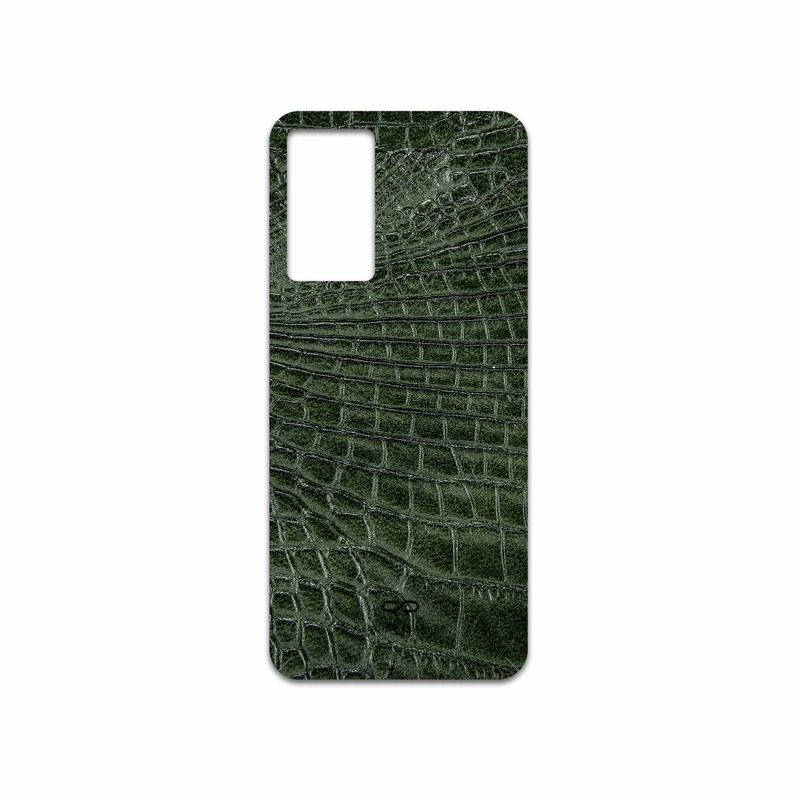برچسب پوششی ماهوت مدل Green-Crocodile-Leather مناسب برای گوشی موبایل اینفینیکس Zero X