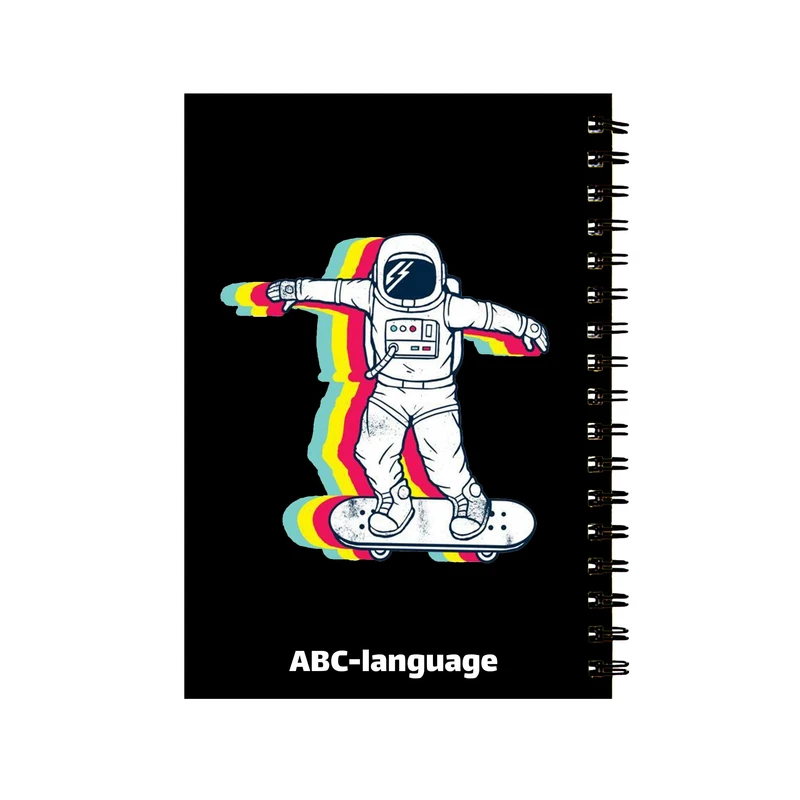 دفتر زبان 60 برگ مدل آدم فضایی کد 5478