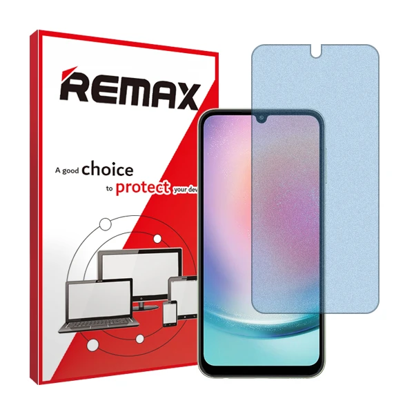 محافظ صفحه نمایش مات آنتی بلو ریمکس مدل HyMBLU مناسب برای گوشی موبایل سامسونگ Galaxy A24