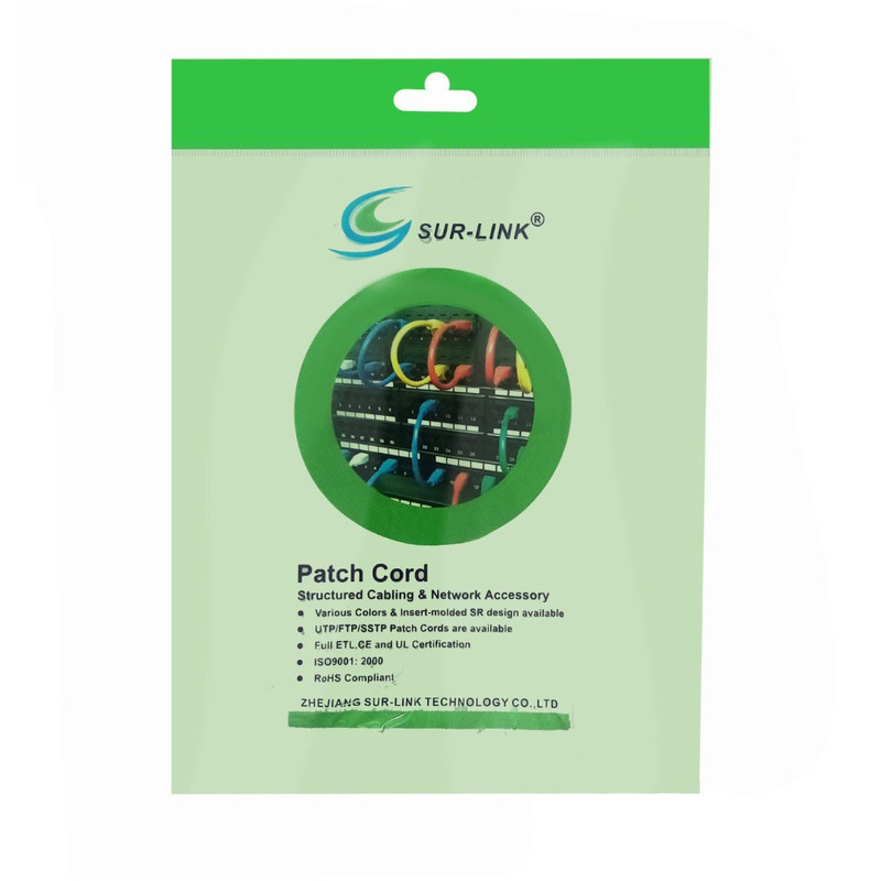 پچ کورد Cat5e سرلینک کد 100 بسته 4 عددی