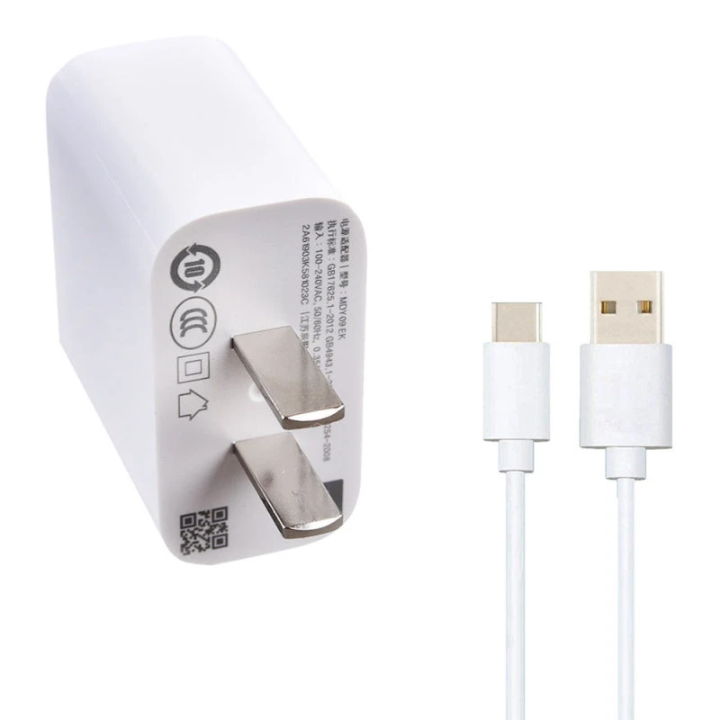 شارژر دیواری مدل MDY09-EK به همراه کابل تبدیل USB-C