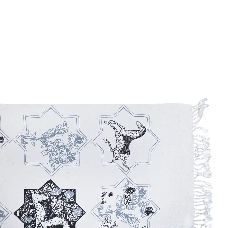 رومیزی چاپ دستی مدل طرح رخش کد 178