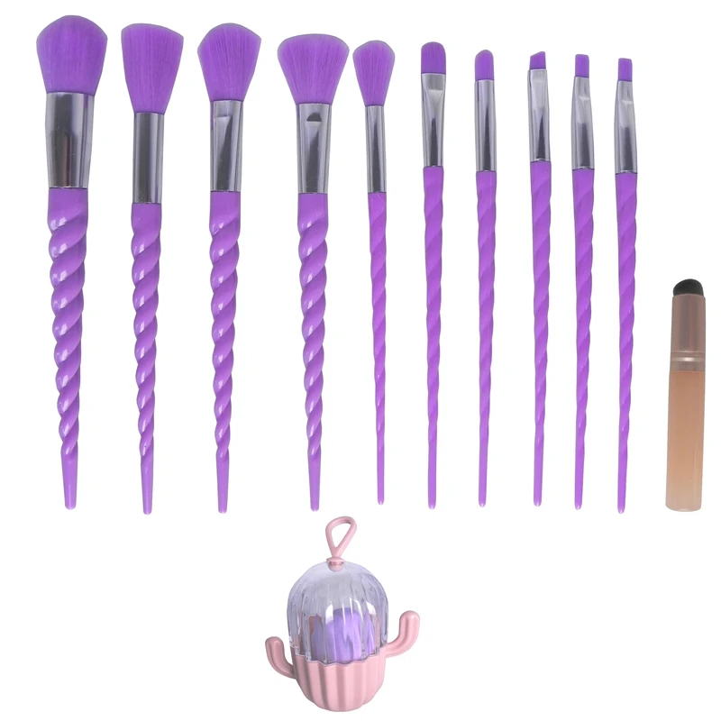 ست براش آرایشی کد 00522 بسته 12 عددی