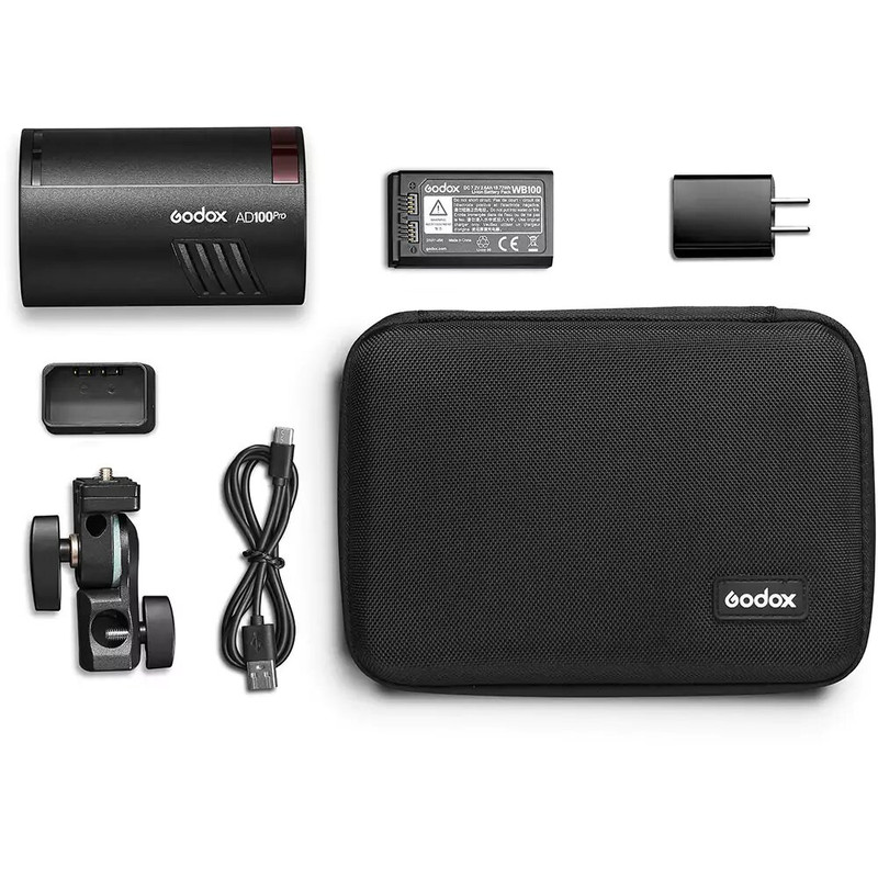 فلاش استودیویی پرتابل گودکس مدل AD100pro