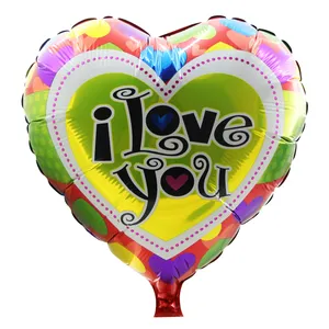 بادکنک فویلی مدل I Love you