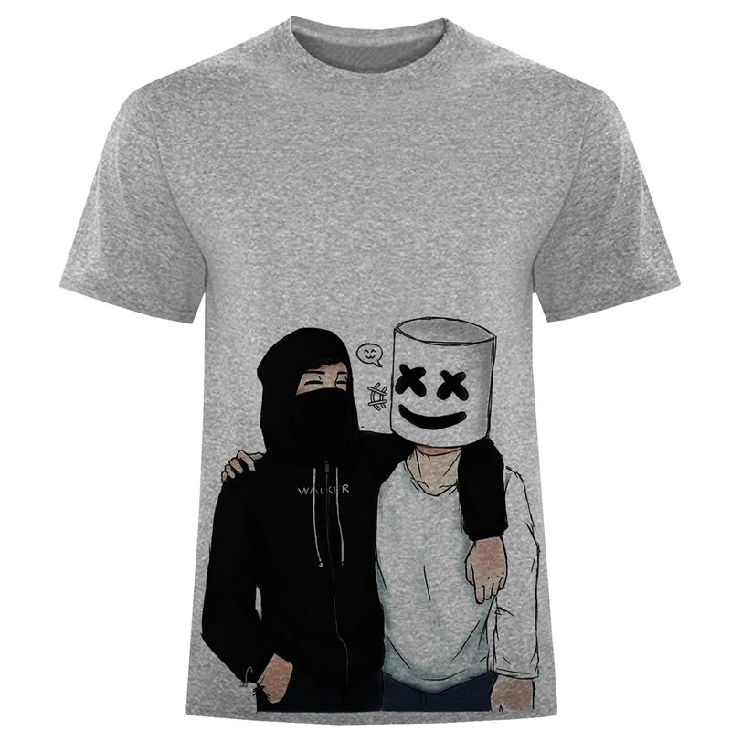 تی شرت آستین کوتاه مردانه مدل مارشملو A138