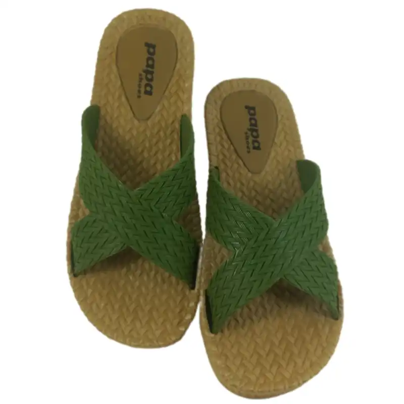 دمپایی زنانه پاپا مدل حصیری