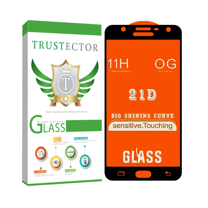 محافظ صفحه نمایش تراستکتور مدل FULLTR مناسب برای گوشی موبایل سامسونگ Galaxy J7 2015 / Galaxy J700 