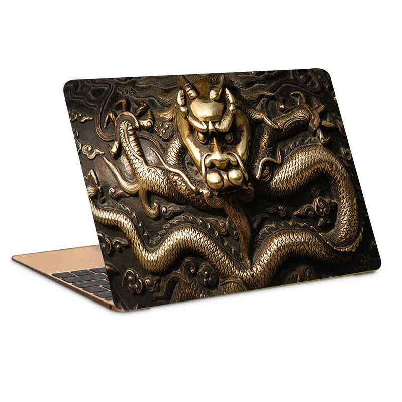 استیکر لپ تاپ طرح metal carvingکد c-599مناسب برای لپ تاپ 15.6 اینچ