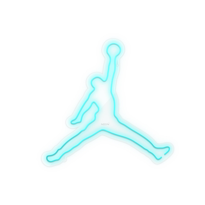 چراغ دیواری نئون دیزاین طرح Jordan_TBL