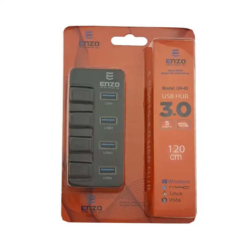 هاب 4 پورت انزو مدل UH-45