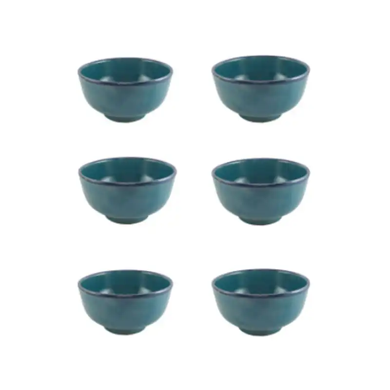 کاسه سفالی مدل ترشی خوری کد 126007 بسته‌ 6 عددی