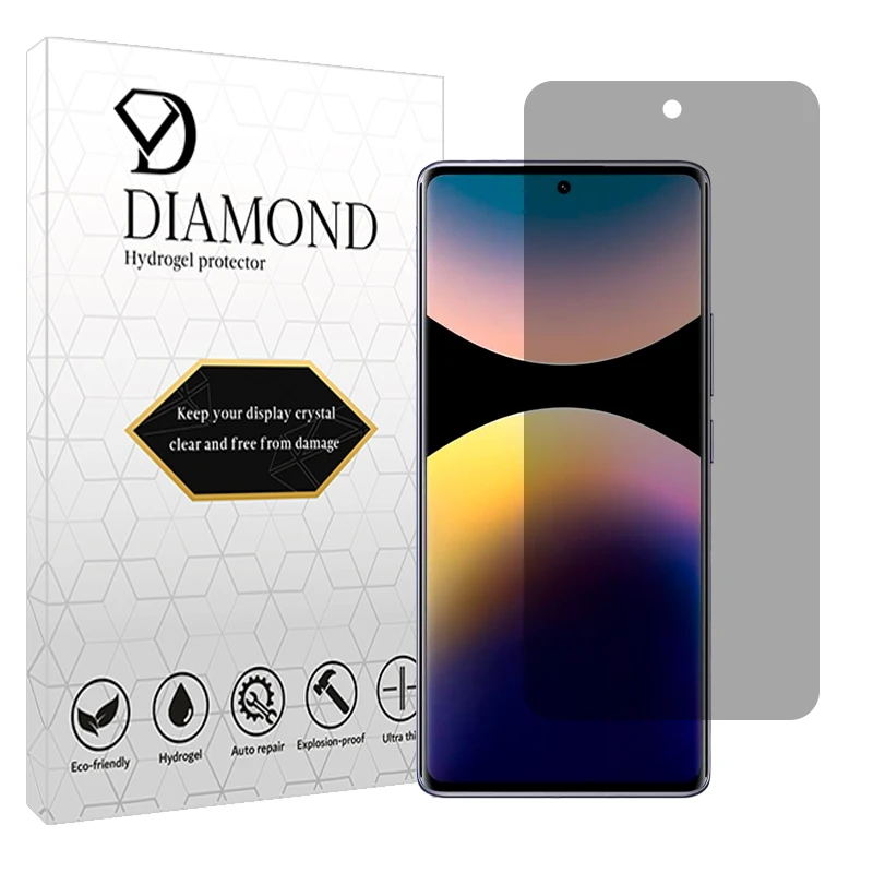 محافظ صفحه نمایش حریم شخصی دیاموند مدل Tough مناسب برای گوشی موبایل شیائومی Redmi Note 14 Pro 4G