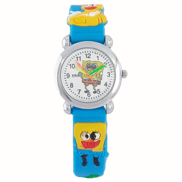 ساعت مچی عقربه ای پسرانه مدل BAB 1101 /AB-RO به همراه دستمال مخصوص نانو برند کلیر واچ