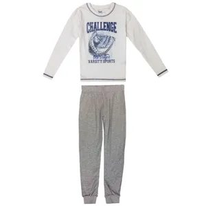 ست تی شرت و شلوار بچگانه پیپرتس مدل بیسبال کد AK-C07