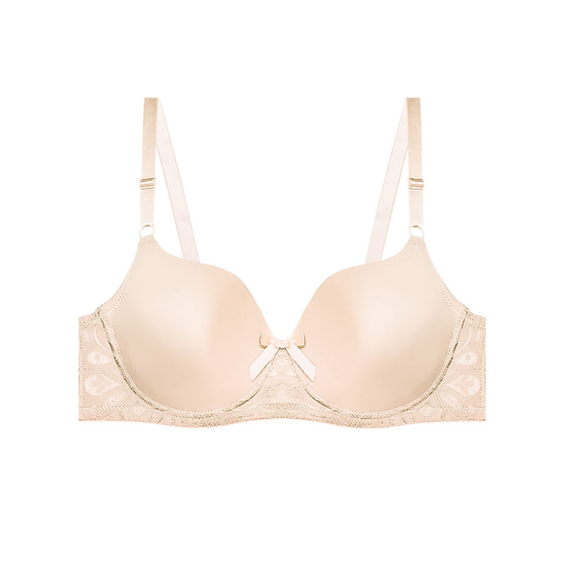 سوتین زنانه مدل اسفنجی طرح گیپور کد 66926s