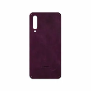 MAHOOT Red Violet Buffalo Leather Cover Sticker for Xiaomi Mi 9