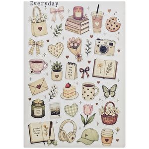 برچسب طرح برش خورده بولت ژورنال مدل Everyday A5