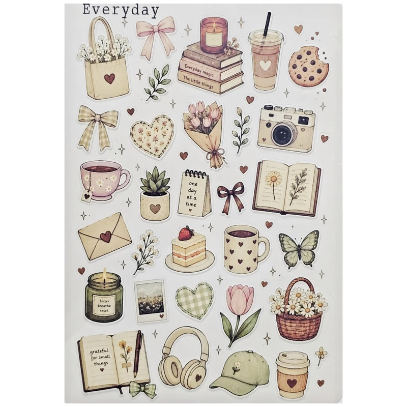 برچسب طرح برش خورده بولت ژورنال مدل Everyday A5
