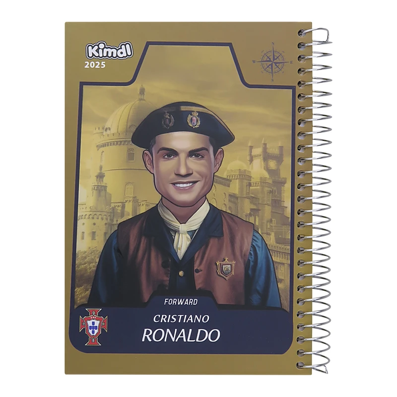 دفتر یادداشت 100 برگ مدل کیمدی رونالدو 2025