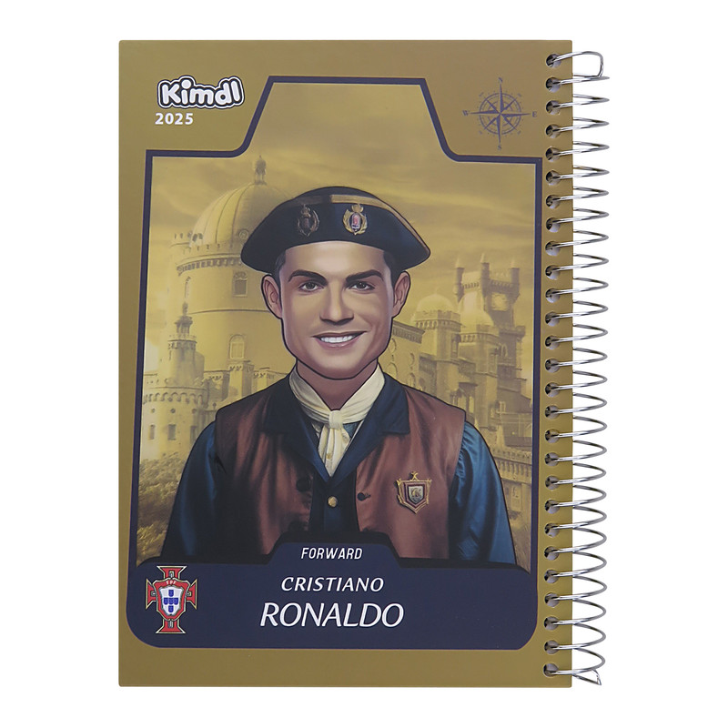 دفتر یادداشت 100 برگ مدل کیمدی رونالدو 2025