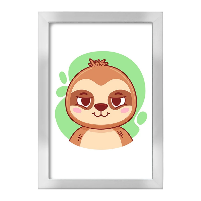 تابلو خندالو طرح تنبل حیوانات بامزه کد 37143