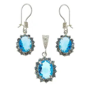 نیم ست نقره زنانه مدل gv03