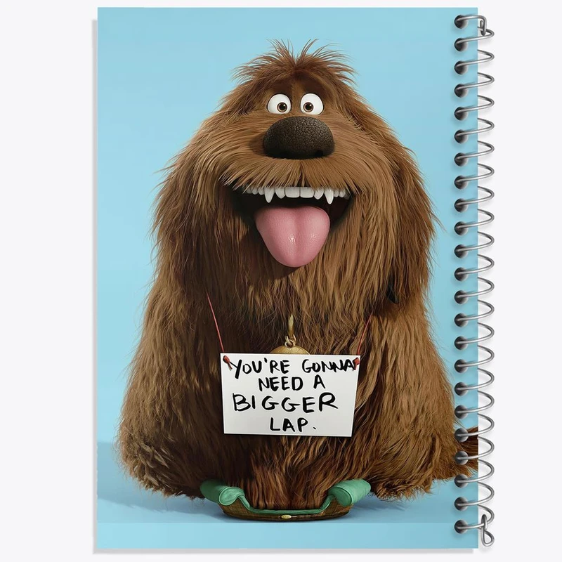 دفتر بولت ژورنال 50 برگ خندالو طرح زندگی پنهان حیوانات خانگی The Secret Life of Pets کد 10678