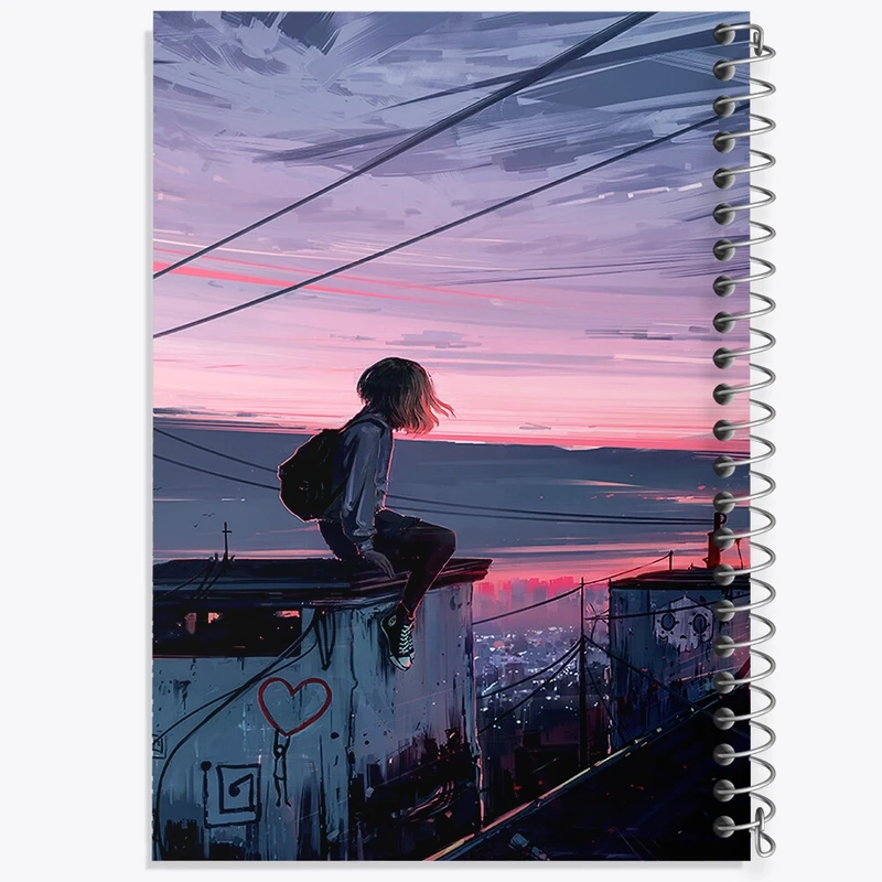 دفتر مشق 100 برگ خندالو طرح دخترانه کد F340