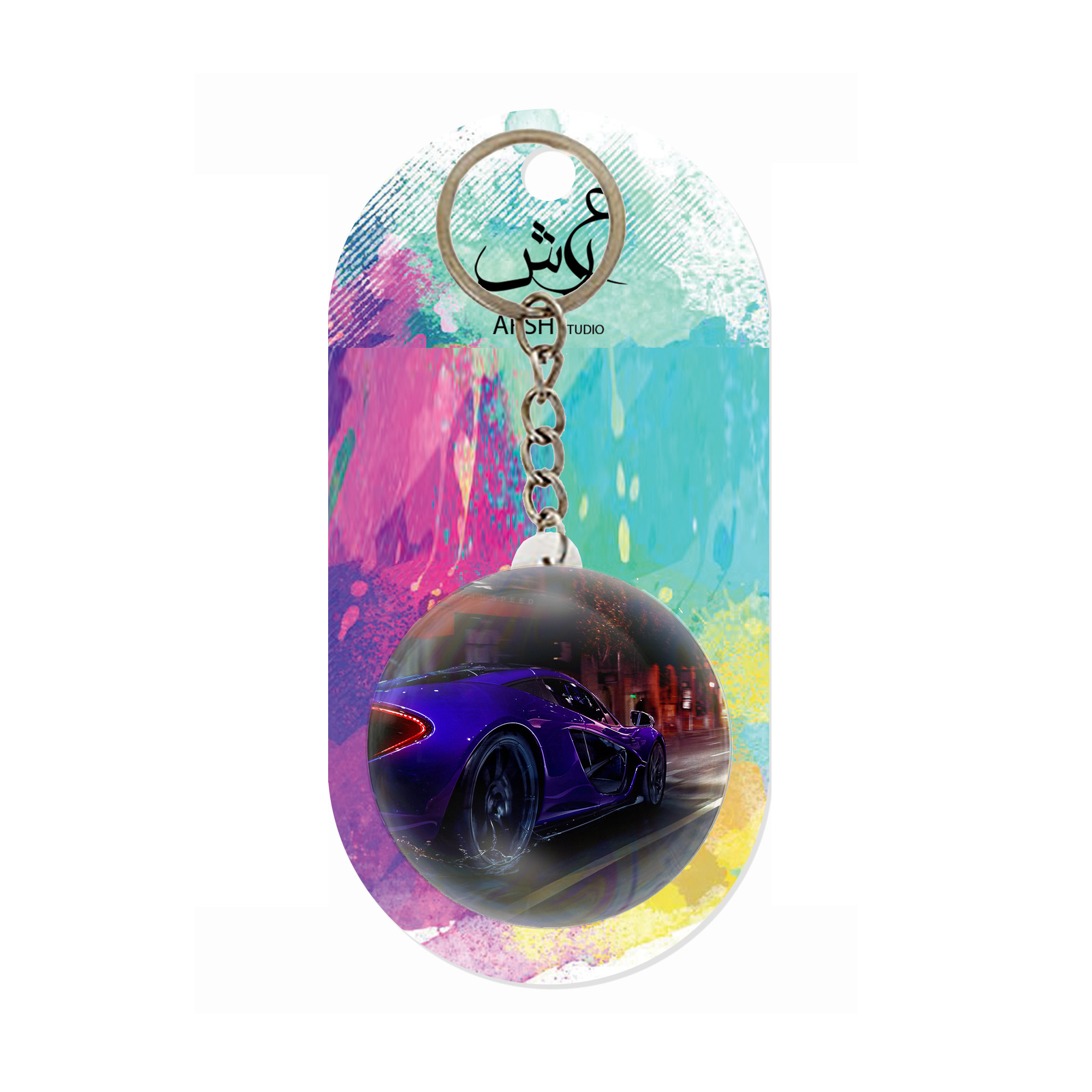 جاکلیدی عرش مدل ماشین اسپرت کد Asj4648