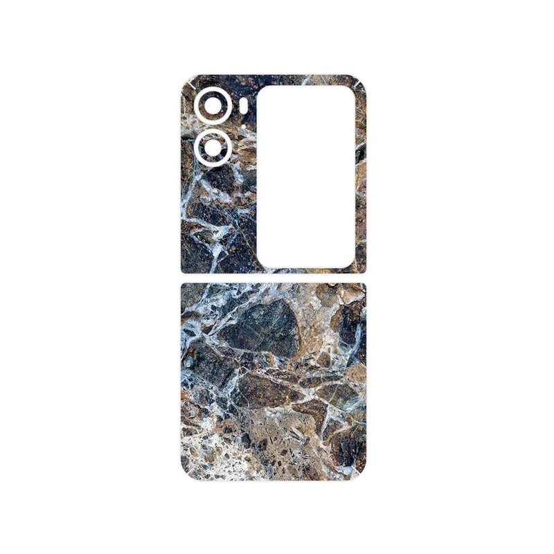 برچسب پوششی ماهوت مدل Earth_White_Marble مناسب برای گوشی موبایل اپو Find N2 Flip