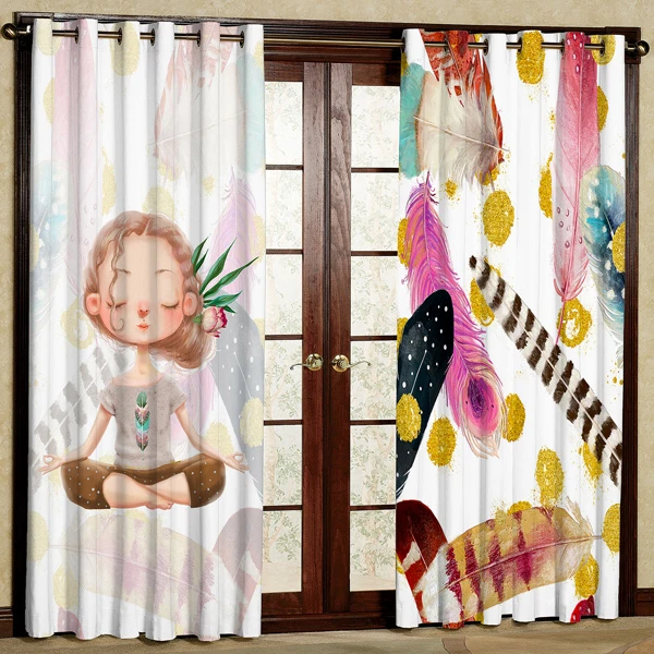 پرده مخمل پانچی کد 6415 سایز 280x140 سانتی متر