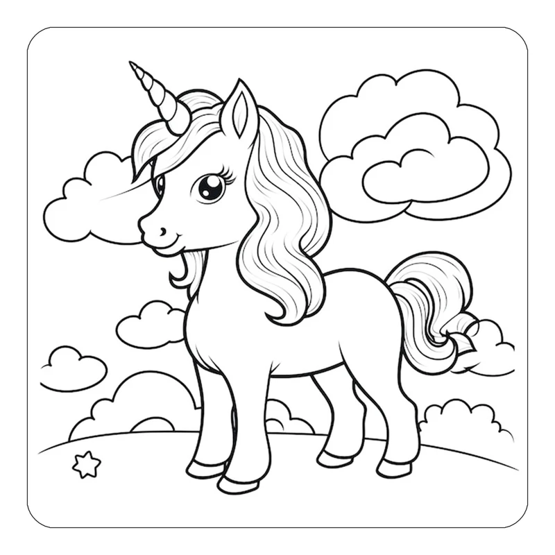 مگنت کاکتی طرح اسب تک شاخ و یونیکورن مدل mp30275