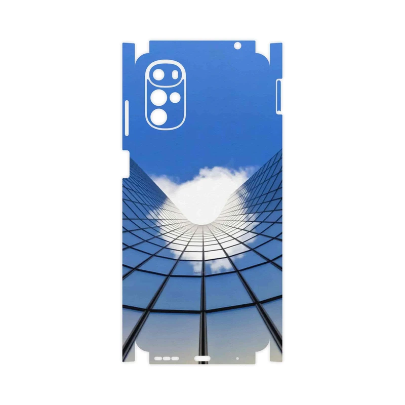 برچسب پوششی ماهوت مدل Glass skyscraper-FullSkin مناسب برای گوشی موبایل موتورولا Moto G22