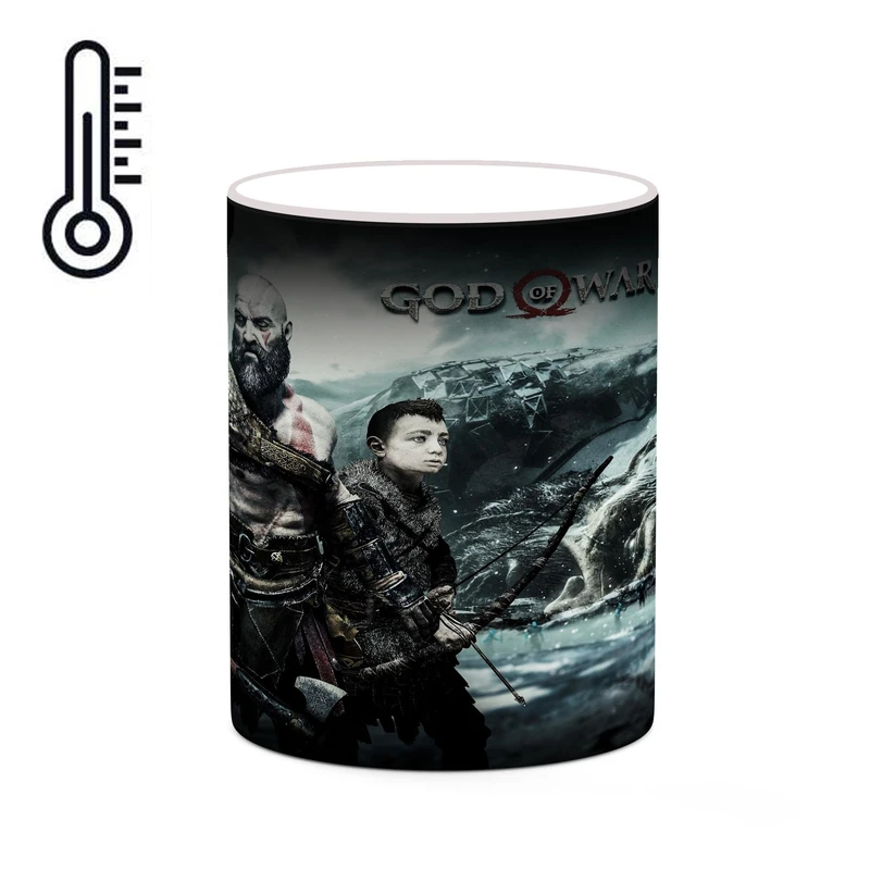 ماگ حرارتی کاکتی طرح گاد آف وار God Of War مدل mgh40956
