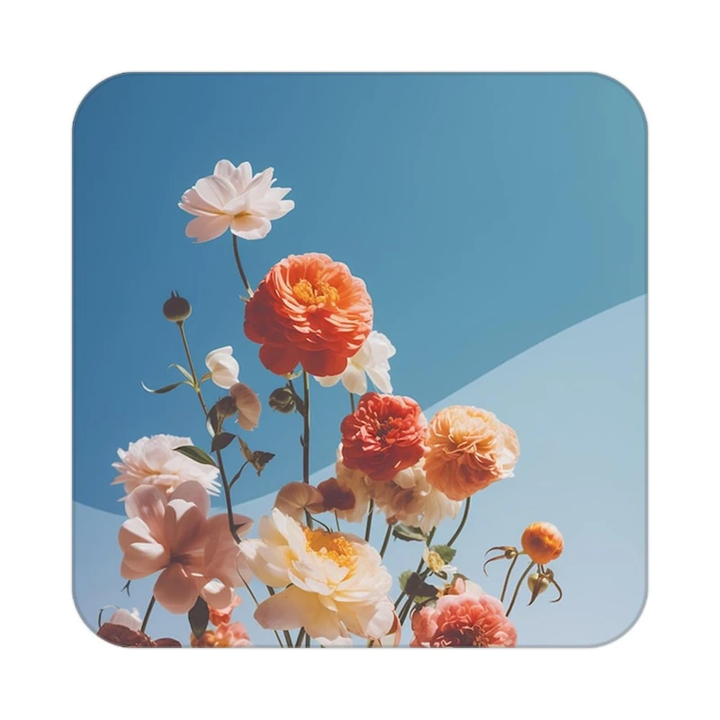 زیر لیوانی کاکتی طرح گل مدل mp16173