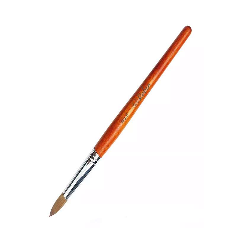 قلم موی طراحی ناخن رابین مدل اشکی شماره 6