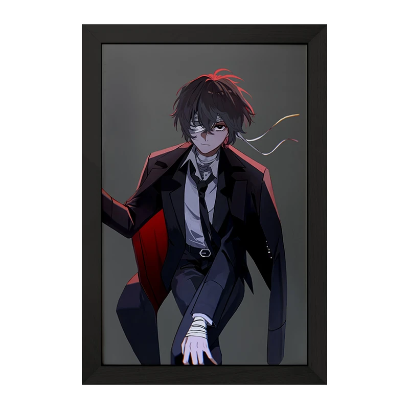 تابلو خندالو مدل دازای انیمه سگ های ولگرد بانگو کد F2473