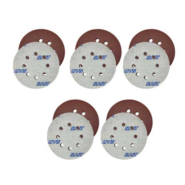  دیسک سنباده پشت کرکی ثایت مدل AW-D-127-F8-P80 بسته 10 عددی