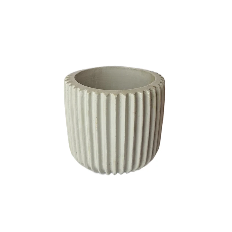 گلدان طرح شیار دار کد B003